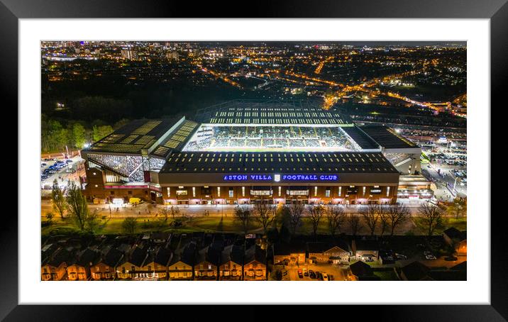 Villa Park Aston Villa Framed Mounted Print by Apollo Aerial Photography