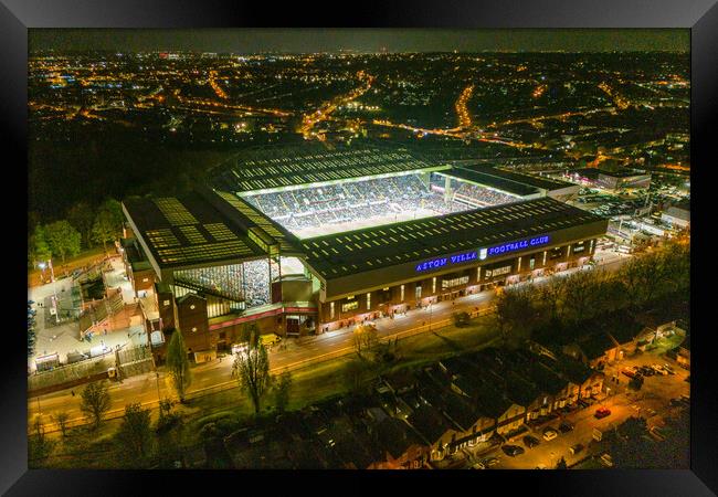 Villa Park Aston Villa Framed Print by Apollo Aerial Photography