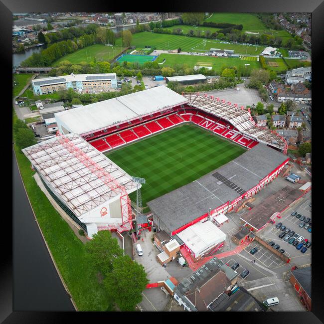 The City Ground Nottingham Framed Print by Apollo Aerial Photography