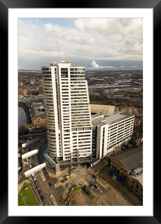 Dalek Building Leeds Framed Mounted Print by Apollo Aerial Photography