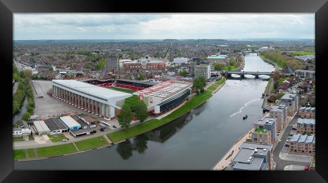 The City Ground Nottingham Forest Framed Print by Apollo Aerial Photography