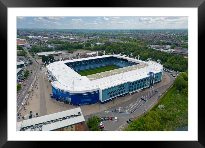 The King Power Stadium Framed Mounted Print by Apollo Aerial Photography