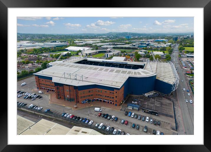 The Hawthorns Football Stadium Framed Mounted Print by Apollo Aerial Photography