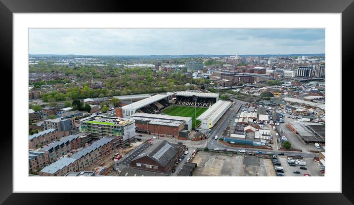 Meadow Lane Notts County Framed Mounted Print by Apollo Aerial Photography