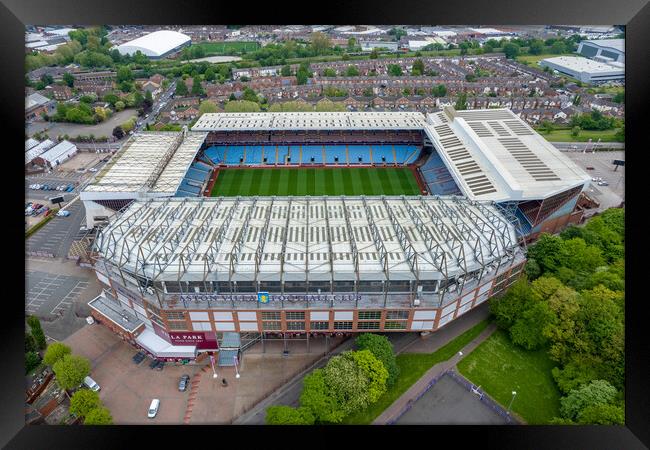 Aston Villa FC Framed Print by Apollo Aerial Photography