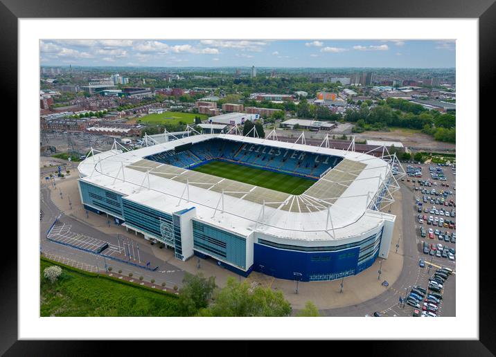 Leicester City Football Club Framed Mounted Print by Apollo Aerial Photography