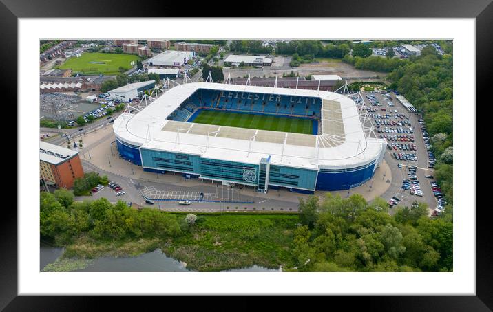 Leicester City Football Club Framed Mounted Print by Apollo Aerial Photography