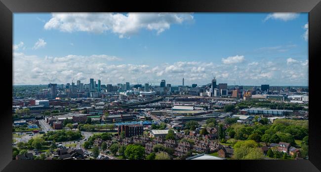 Birmingham Cityscape Framed Print by Apollo Aerial Photography
