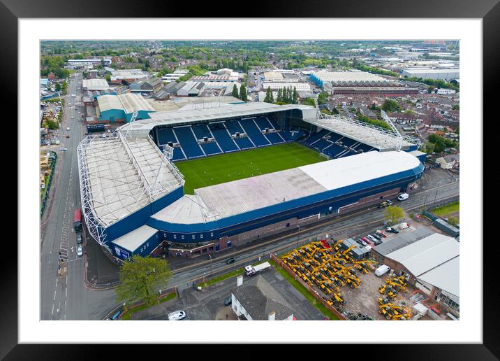The Hawthorns West Bromwich Albion Framed Mounted Print by Apollo Aerial Photography