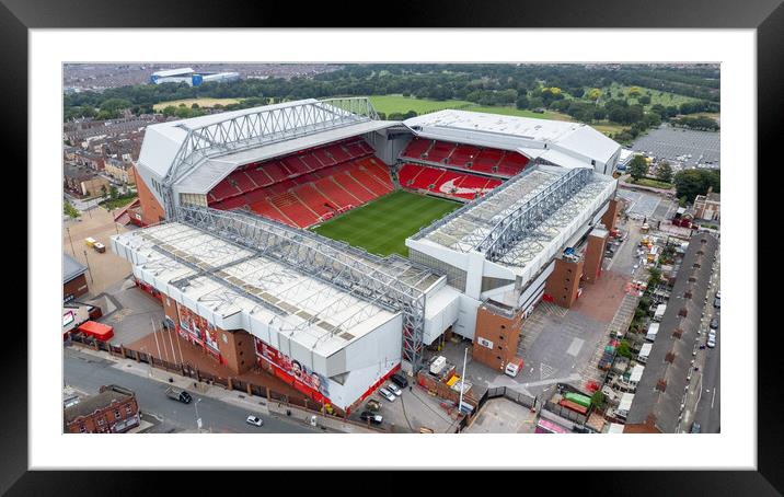 Anfield  Framed Mounted Print by Apollo Aerial Photography
