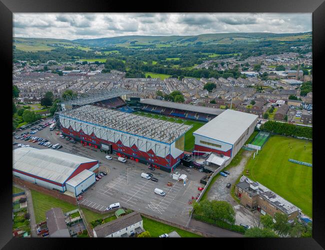 Turf Moor Burnley FC Framed Print by Apollo Aerial Photography