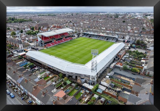 Blundell Park Framed Print by Apollo Aerial Photography