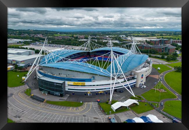 Bolton Wanderers FC Framed Print by Apollo Aerial Photography