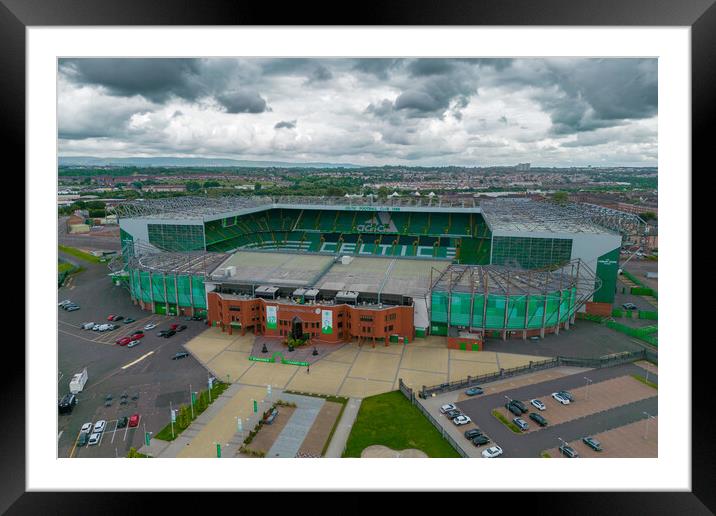 Celtic Park Framed Mounted Print by Apollo Aerial Photography