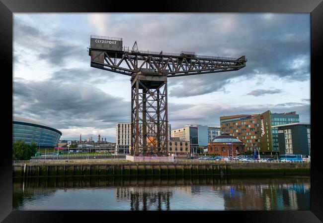 The Finnieston Crane Framed Print by Apollo Aerial Photography