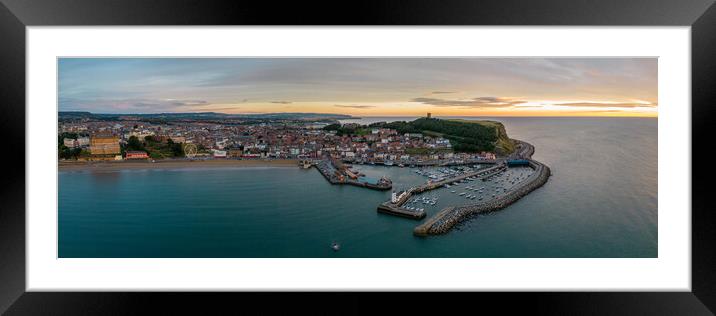 Scarborough Framed Mounted Print by Apollo Aerial Photography