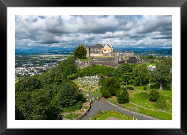 Stirling Castle Framed Mounted Print by Apollo Aerial Photography