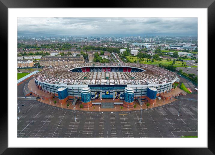Hampden Park Aerial View Framed Mounted Print by Apollo Aerial Photography