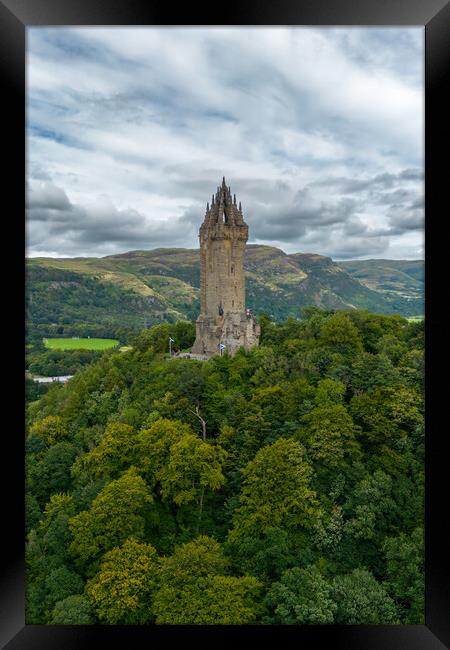 The Wallace Monument Framed Print by Apollo Aerial Photography