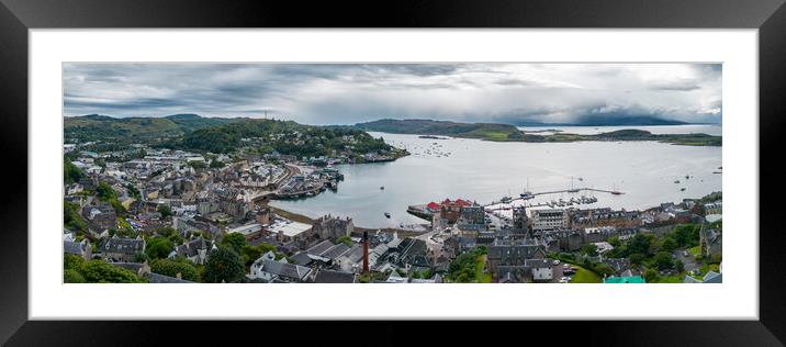Oban Views Framed Mounted Print by Apollo Aerial Photography