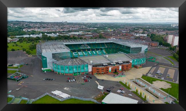 Glasgow Celtic  Framed Print by Apollo Aerial Photography