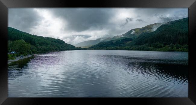 Loch Lubnaig Framed Print by Apollo Aerial Photography