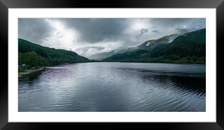 Loch Lubnaig Framed Mounted Print by Apollo Aerial Photography