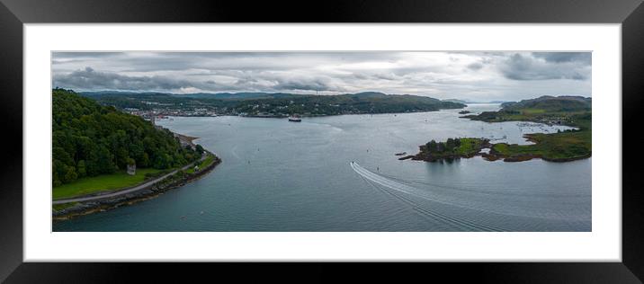 Entrance to Oban Framed Mounted Print by Apollo Aerial Photography