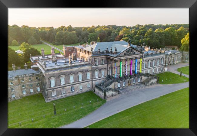 Wentworth Woodhouse Framed Print by Apollo Aerial Photography