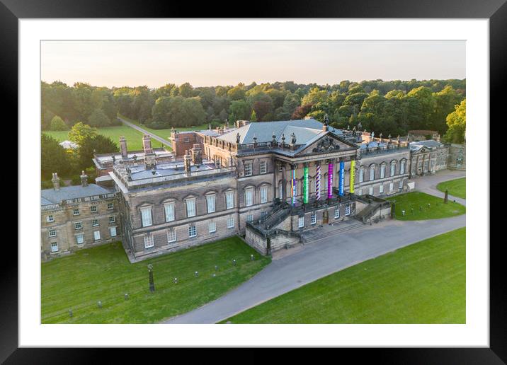 Wentworth Woodhouse Framed Mounted Print by Apollo Aerial Photography