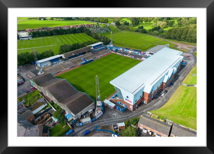 Brunton Park Framed Mounted Print by Apollo Aerial Photography