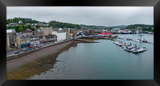 Oban Harbour Framed Print by Apollo Aerial Photography