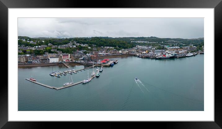 Welcome to Oban Framed Mounted Print by Apollo Aerial Photography