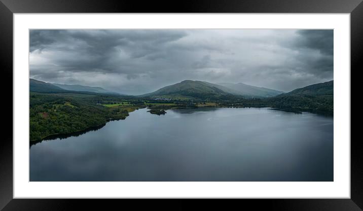Loch Tay Framed Mounted Print by Apollo Aerial Photography