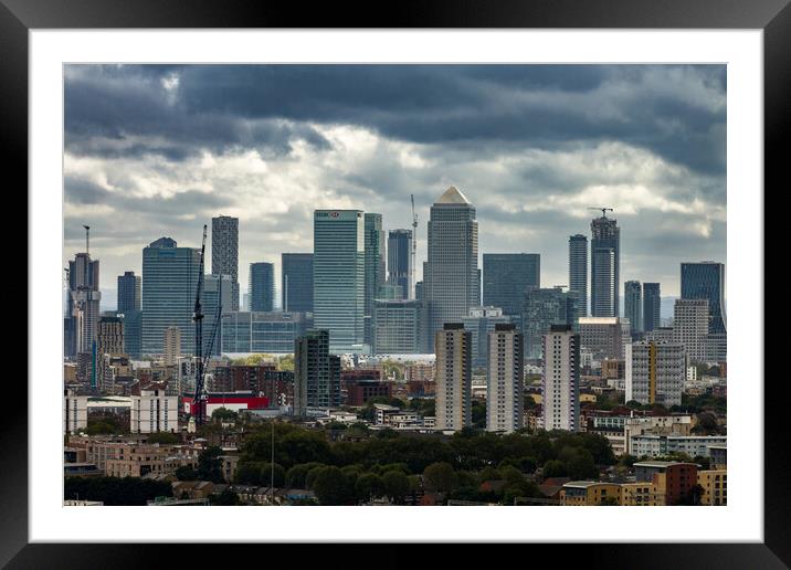 London The Big Smoke Framed Mounted Print by Apollo Aerial Photography