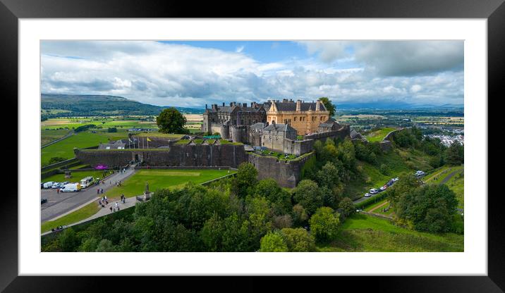 Stirling Castle Framed Mounted Print by Apollo Aerial Photography