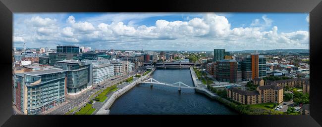 Glasgow Framed Print by Apollo Aerial Photography