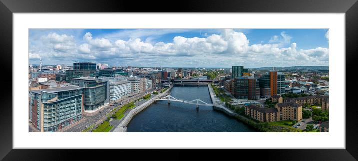 Glasgow Framed Mounted Print by Apollo Aerial Photography