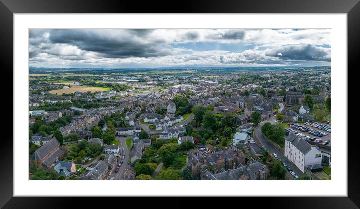 A View Across Stirling Framed Mounted Print by Apollo Aerial Photography