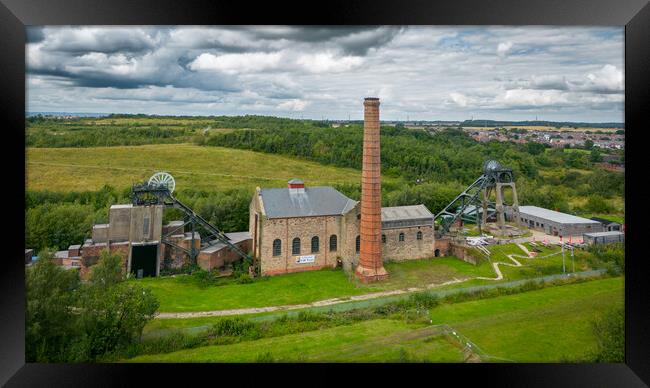 Pleasley Pit Framed Print by Apollo Aerial Photography