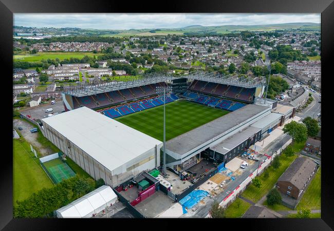 Turf Moor Framed Print by Apollo Aerial Photography