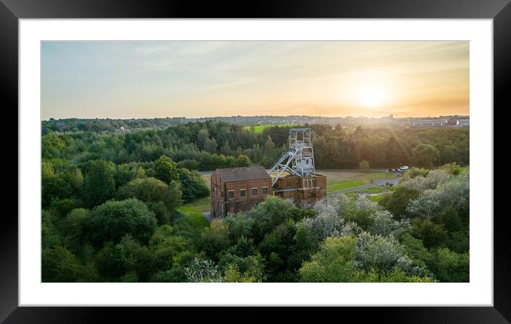 Barnsley Main Colliery Framed Mounted Print by Apollo Aerial Photography