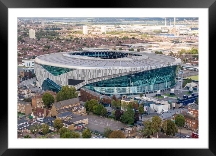 Tottenham Hotspur Stadium Framed Mounted Print by Apollo Aerial Photography