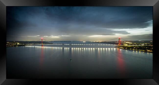 Humber Nights Framed Print by Apollo Aerial Photography