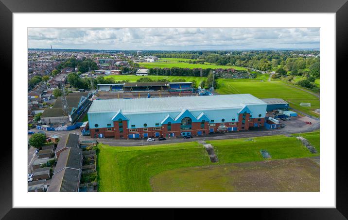 Carlisle United FC Framed Mounted Print by Apollo Aerial Photography