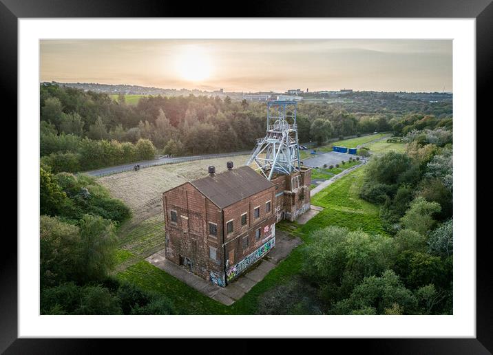 Barnsley Main Colliery Framed Mounted Print by Apollo Aerial Photography