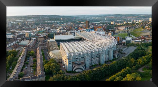 St James Park Aerial View Framed Print by Apollo Aerial Photography