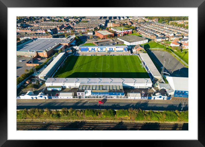 Victoria Park Stadium Framed Mounted Print by Apollo Aerial Photography