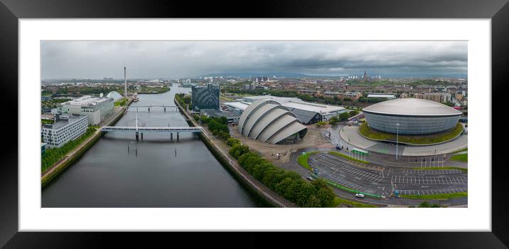 Glasgow View Framed Mounted Print by Apollo Aerial Photography