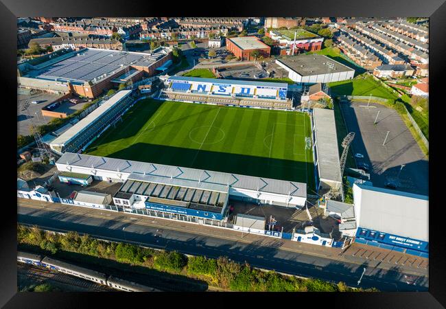 Hartlepool United FC Framed Print by Apollo Aerial Photography